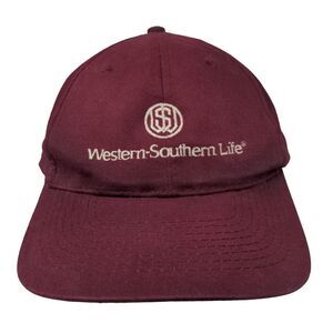 Western-Southern Life Slideback Hat Red One Size Embroidered Adjustable